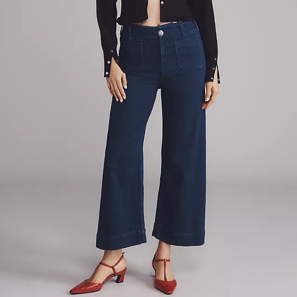 anthropologie maeve colette wide leg jeans